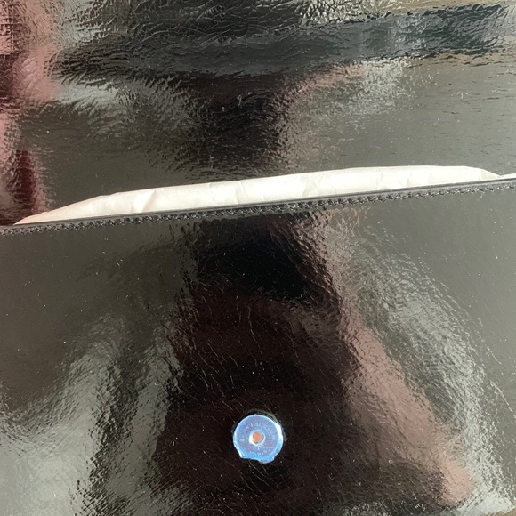 YSL saint Laurent black and silver Kate clutch new - Picture 6 of 14